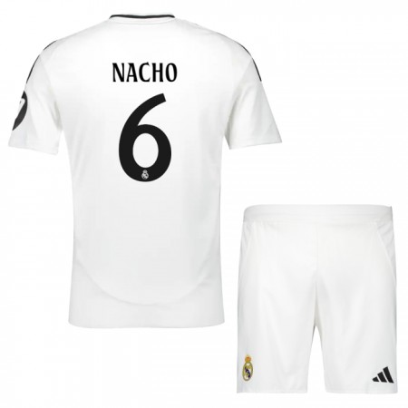 Goedkope Real Madrid Nacho 6 Kids Thuistenue 2024-25
